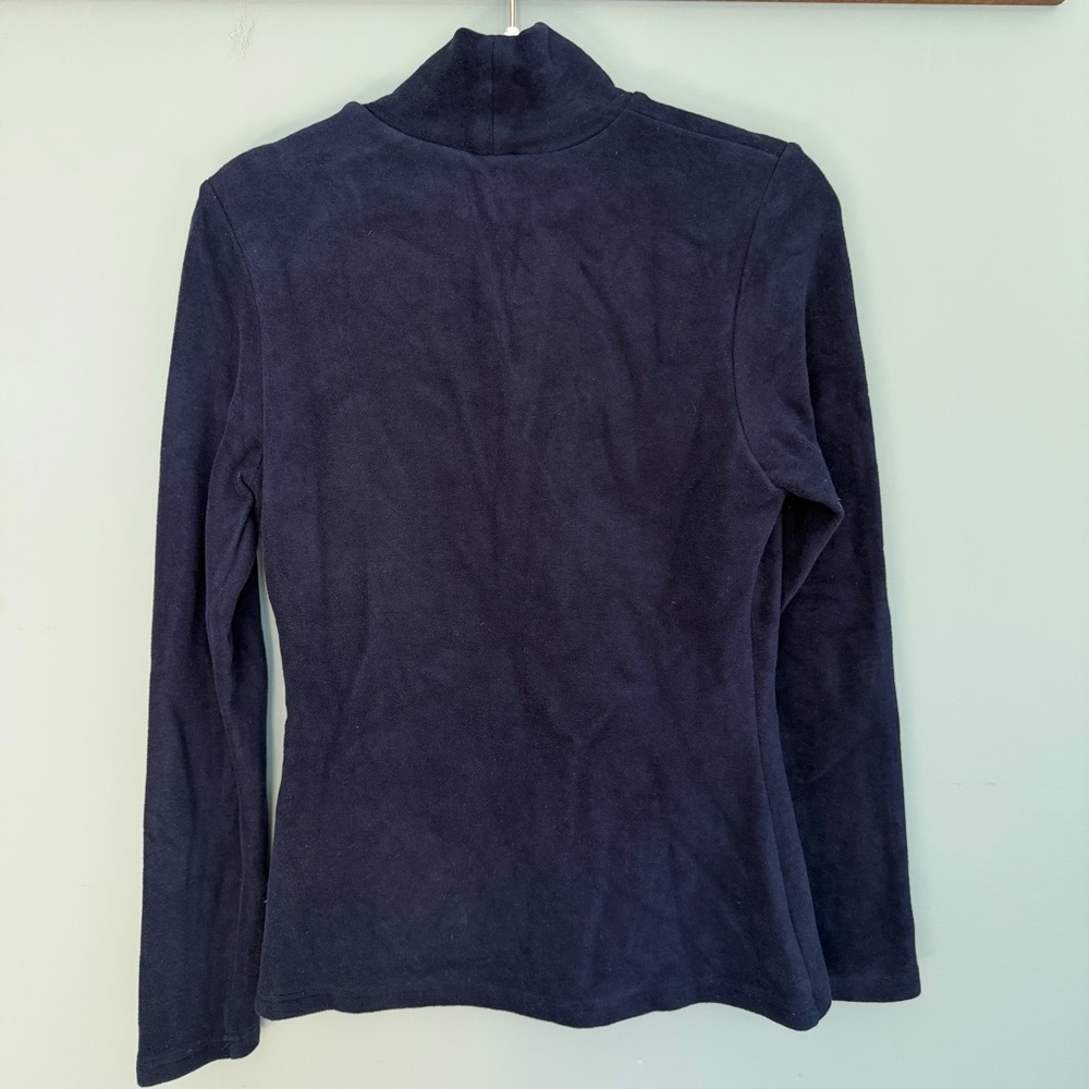 OGL MaxWarm Brami Smoky Navy Blue Long Sleeve Turtleneck - Picture 11 of 16